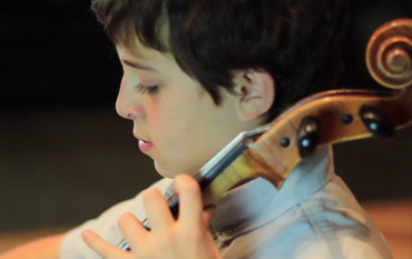 Student Plays Cello Suite #1 by Johann Sebastian Bach